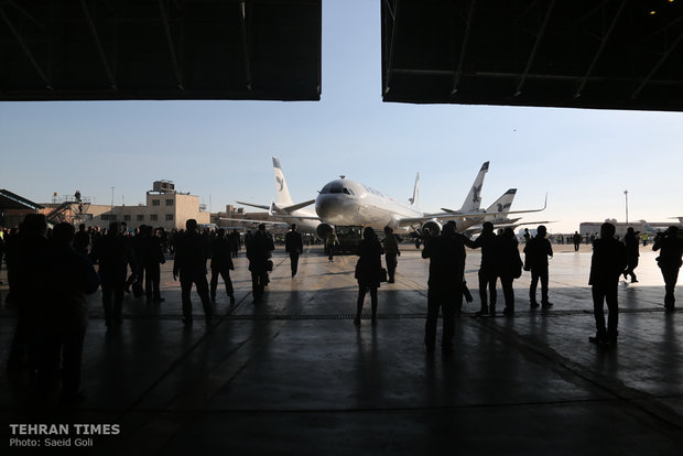 Iran Air's Airbus A321 Arrived in Tehran