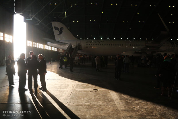 Iran Air's Airbus A321 Arrived in Tehran