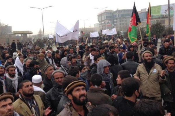 تظاهرات اعتراض آمیز مقابل سفارت و کنسولگری پاکستان در افغانستان