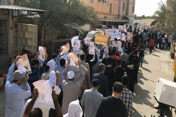 تظاهرات مردم بحرین علیه آل‌خلیفه در منطقه «الدراز»