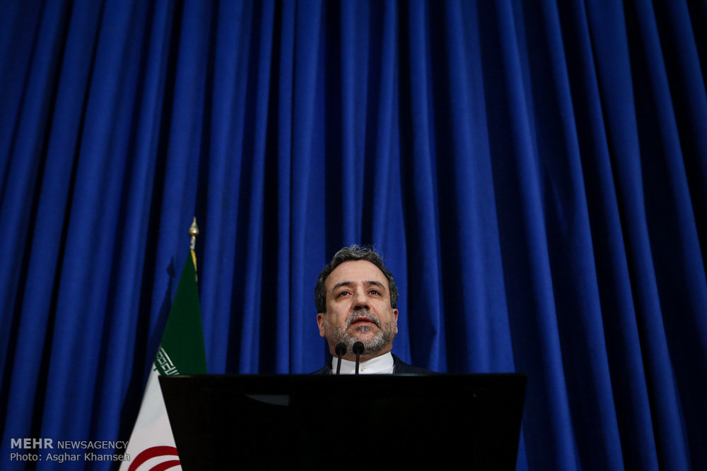 Araghchi presser in 1st anniversary of JCPOA implementation