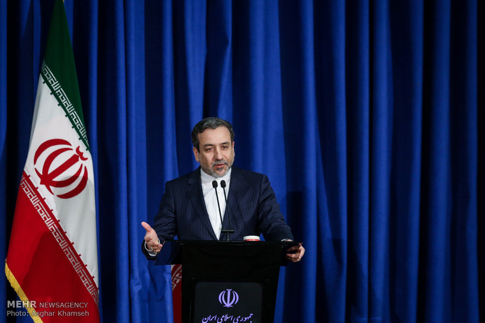 Araghchi presser in 1st anniversary of JCPOA implementation