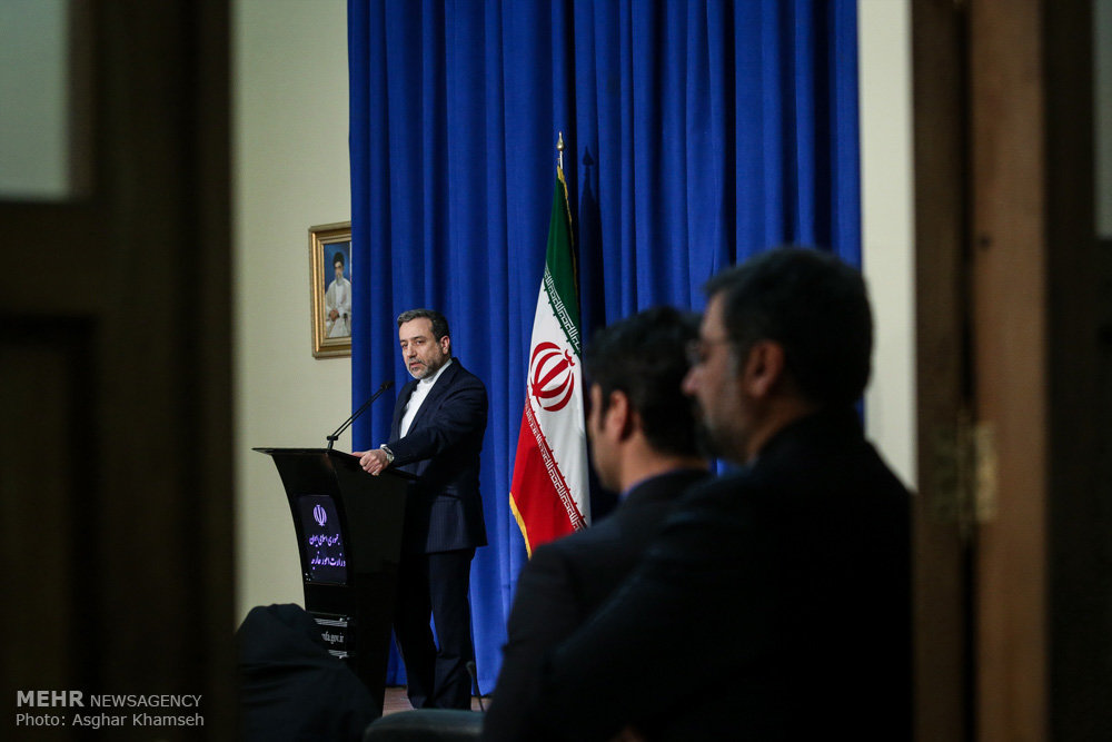 Araghchi presser in 1st anniversary of JCPOA implementation