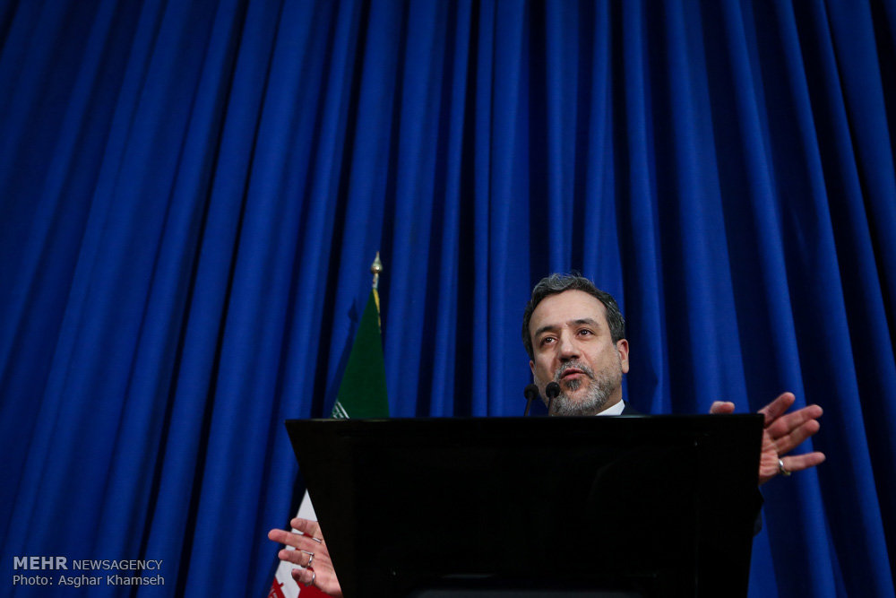 Araghchi presser in 1st anniversary of JCPOA implementation