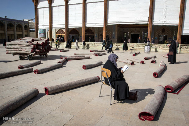 اقامه نماز طلب باران در شیراز