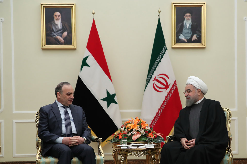 Rouhani receives Syrian PM