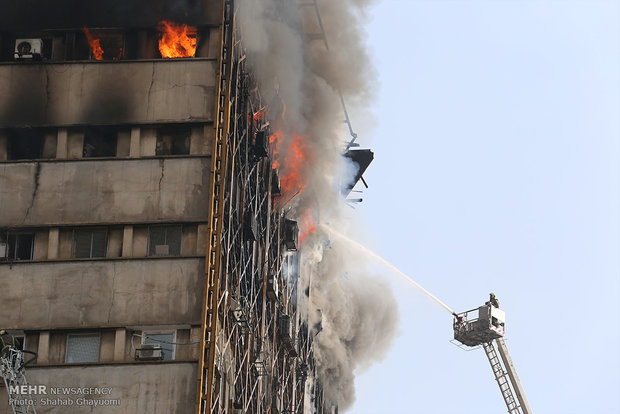 Plasco building collapses