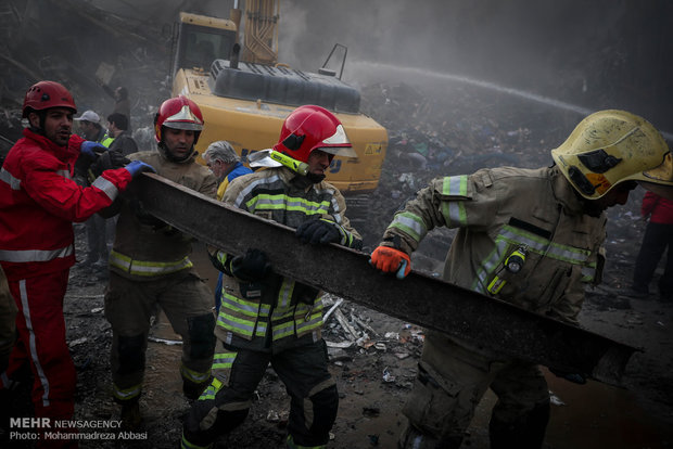 عملیات امداد و نجات ساختمان پلاسکو - 