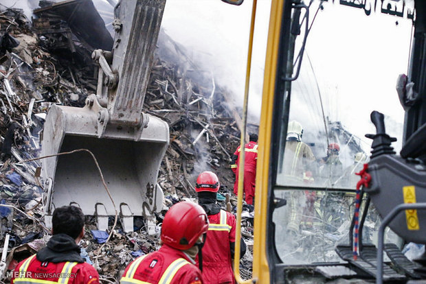 Rubble clearing continues on Plasco site