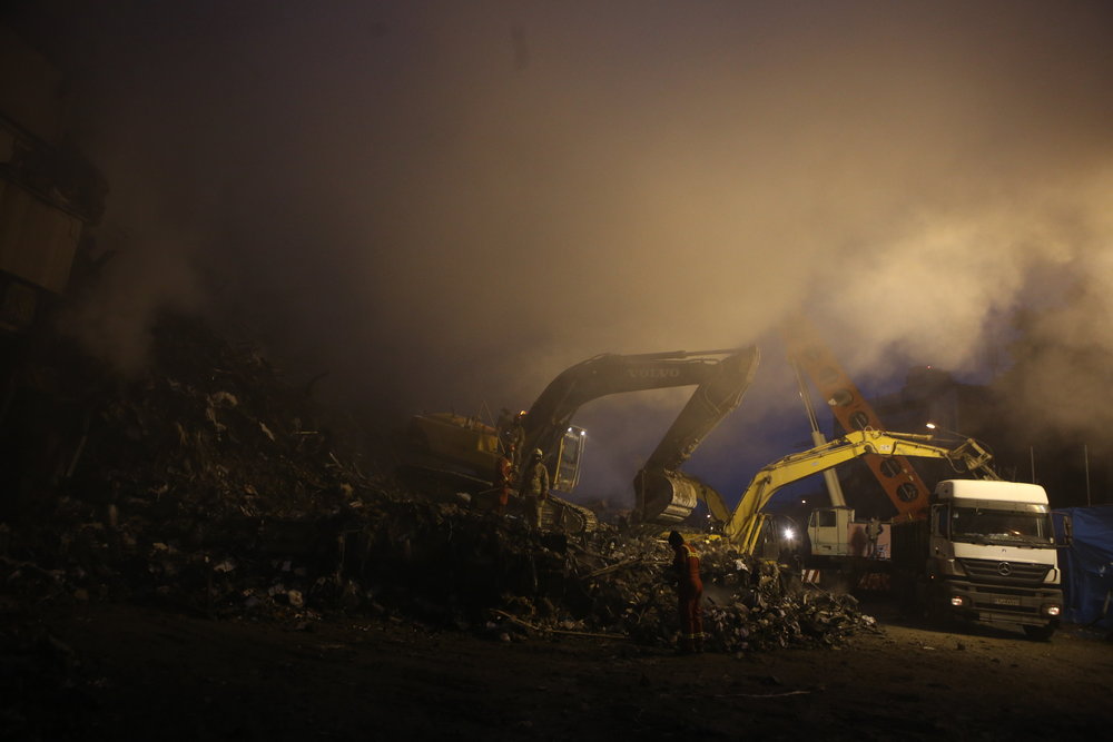 Plasco rescue operation