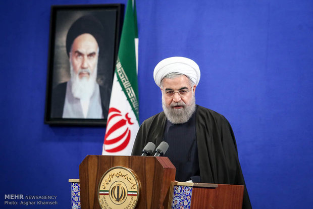 روحاني: لا توجد عوائق أمام تطوير العلاقات بين طهران وباكو