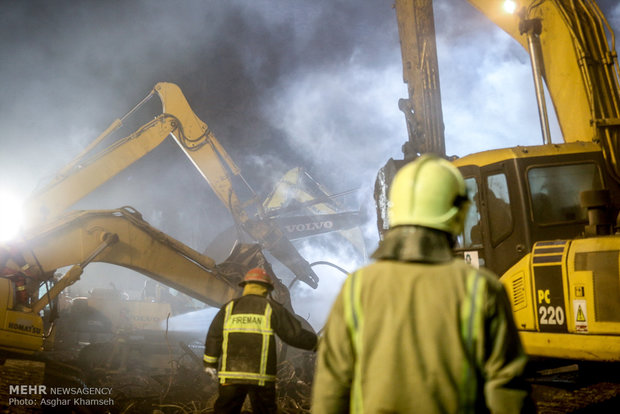عملیات امداد و نجات ساختمان پلاسکو 