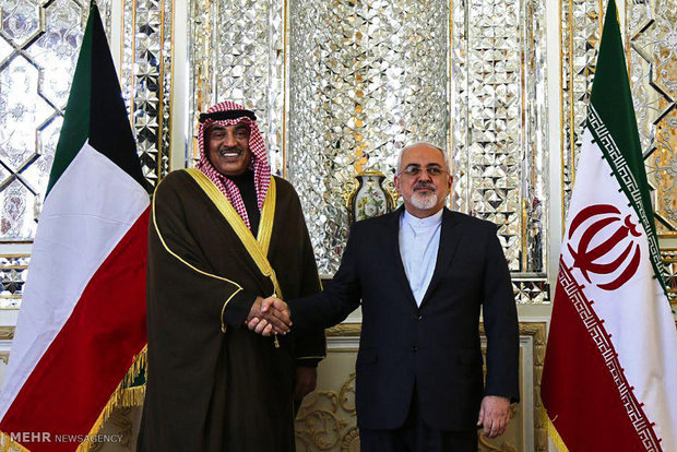 ایران اور کویت کے وزراء خارجہ کی ٹیلیفون پر گفتگو