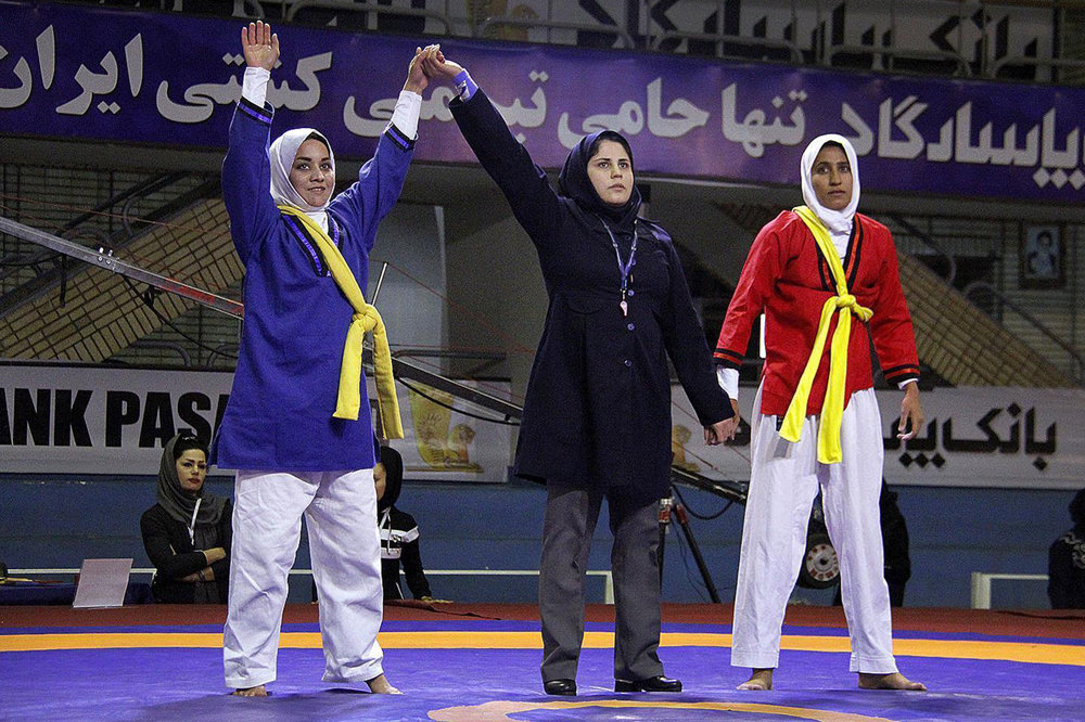 Image result for تصاویر کشتی آلیش بانوان