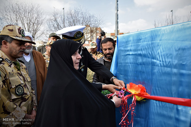 Jamaran destroyer replica unveiled in Mashhad