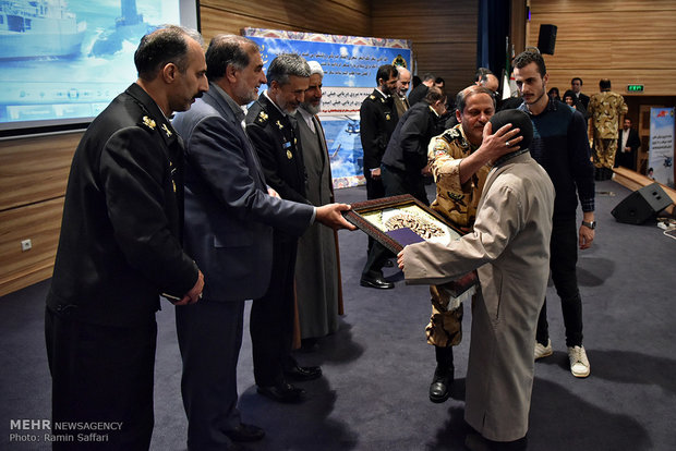 Jamaran destroyer replica unveiled in Mashhad