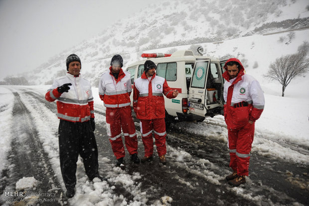 Avalanche fall in Kurdistan