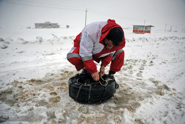 Avalanche fall in Kurdistan