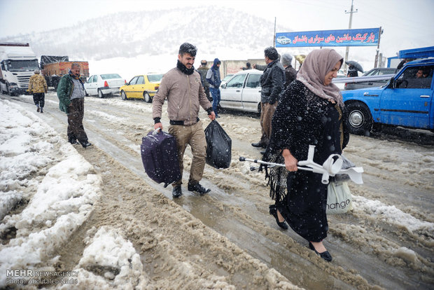 Avalanche fall in Kurdistan