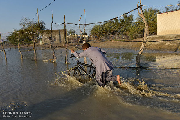 Sistan-Baluchestan hit by flood 