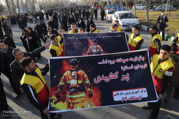Impressive funeral held to pay tribute to hero firemen
