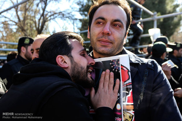 Burial of martyred firefighters