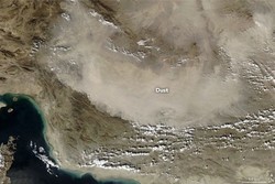 میزان آلودگی هوا در شمال کرمان افزایش یافت