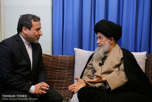 Abbas Araqchi meets with Qom clerics