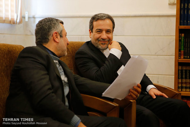 Abbas Araqchi meets with Qom clerics