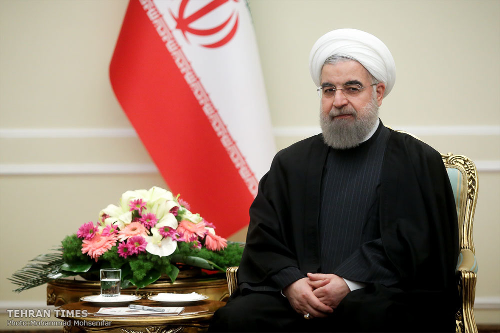 Rouhani meets with French FM