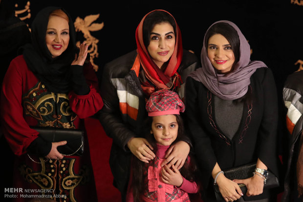 Celebrities on Fajr Film Festival’s red carpet