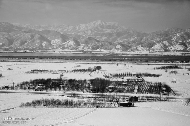 Snow whitens Kurdistan province