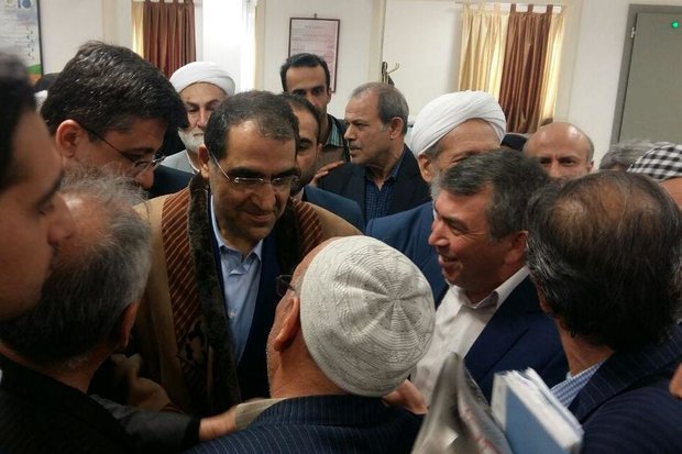وزیر بهداشت بخش دیالیز بیمارستان آل جلیل آق قلا را افتتاح کرد