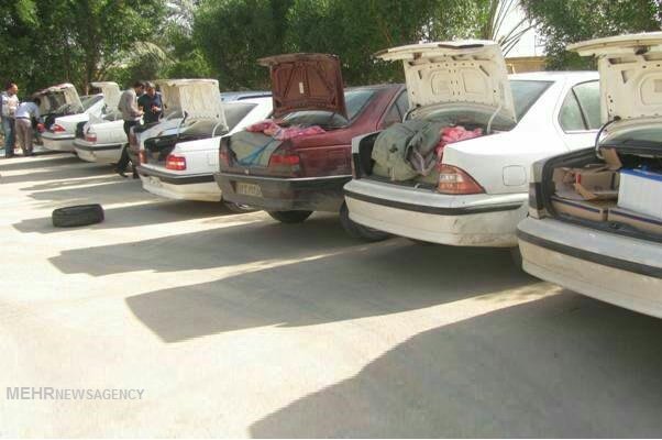 ۱۳۵۰ خودروی شوتی حامل قاچاق در دشتستان توقیف شد