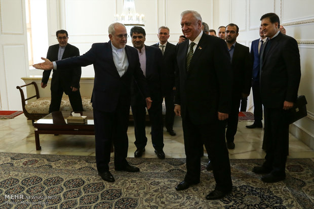 Zarif receives Belarusian head of Natl. Assembly 