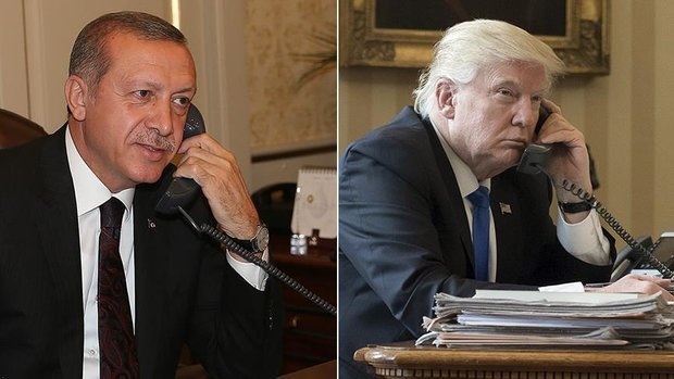 Erdogan, Trump speak through telephone