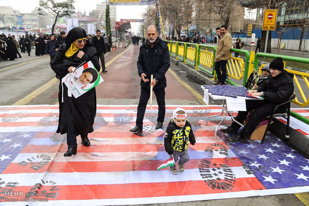 مسيرات انتصار الثورة الاسلامية في العاصمة طهران