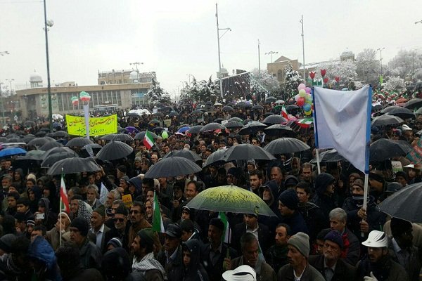 فیلم/ حضور پرشور مردم همدان در راهپیمایی ۲۲ بهمن 