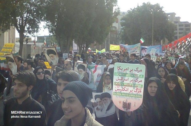 فیلم/ راهپیمایی ۲۲ بهمن در بوشهر
