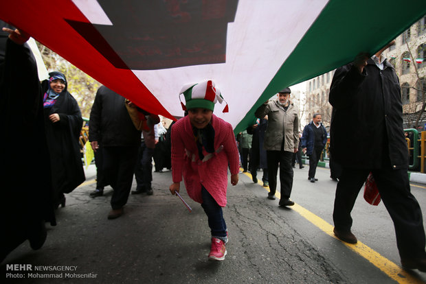 مسيرات ذكرى انتصار الثورة الاسلامية في طهران2