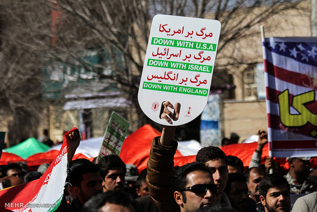مسيرات ذكرى انتصار الثورة الاسلامية  سیرجان 