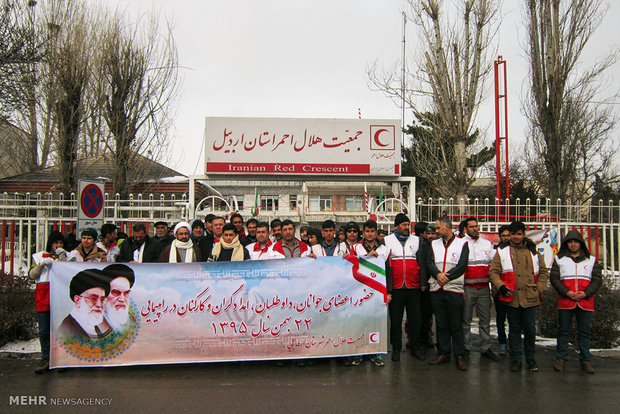 مسيرات ذكرى انتصار الثورة الاسلامية اردبيل