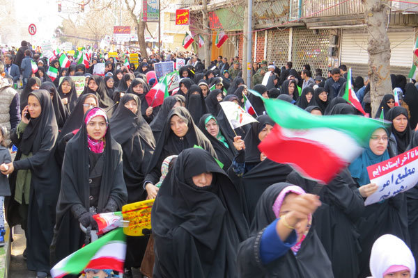 مسيرات ذكرى انتصار الثورة الاسلامية قزوین