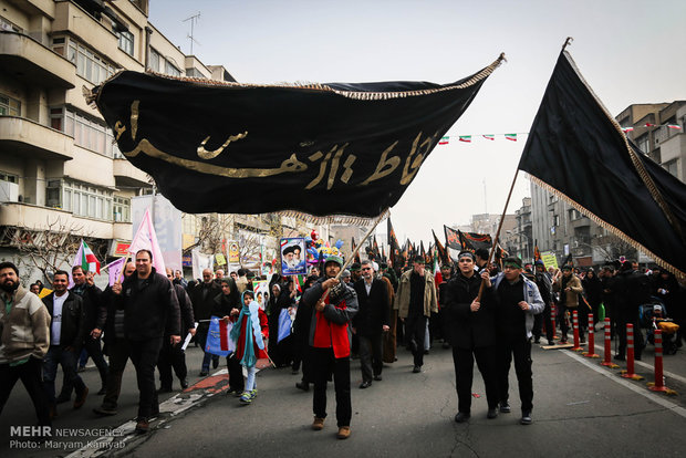 راهپیمایی یوم الله ۲۲ بهمن در تهران