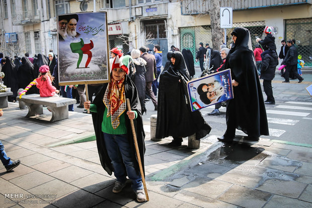  راهپیمایی یوم الله ۲۲ بهمن در تهران