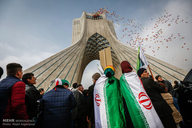 راهپیمایی یوم الله ۲۲ بهمن در تهران