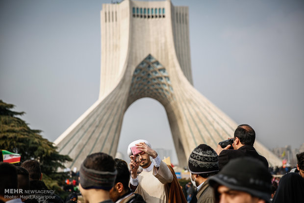 راهپیمایی یوم الله ۲۲ بهمن در تهران