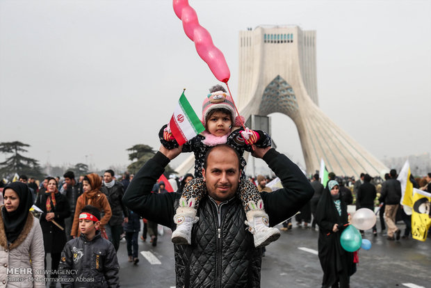 راهپیمایی یوم الله 22 بهمن در تهران