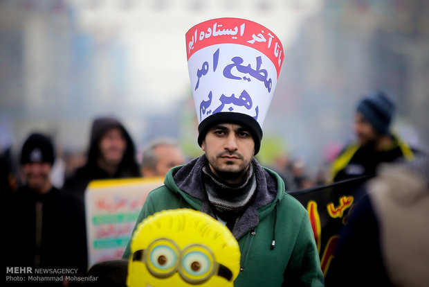 راهپیمایی یوم الله ۲۲ بهمن در تهران -۳