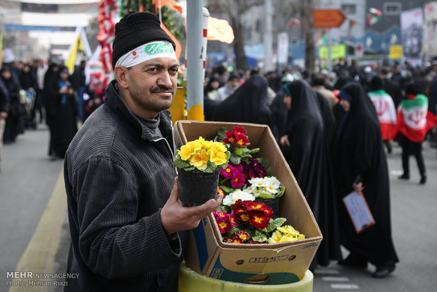 راهپیمایی یوم الله ۲۲ بهمن در تهران -۳